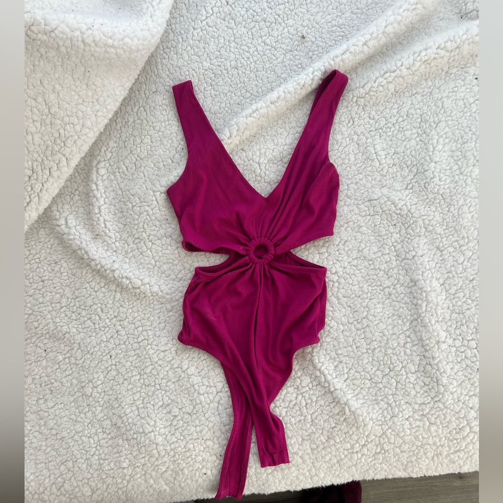 Violet body suit